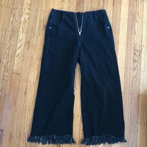 Zara wide leg denim pants